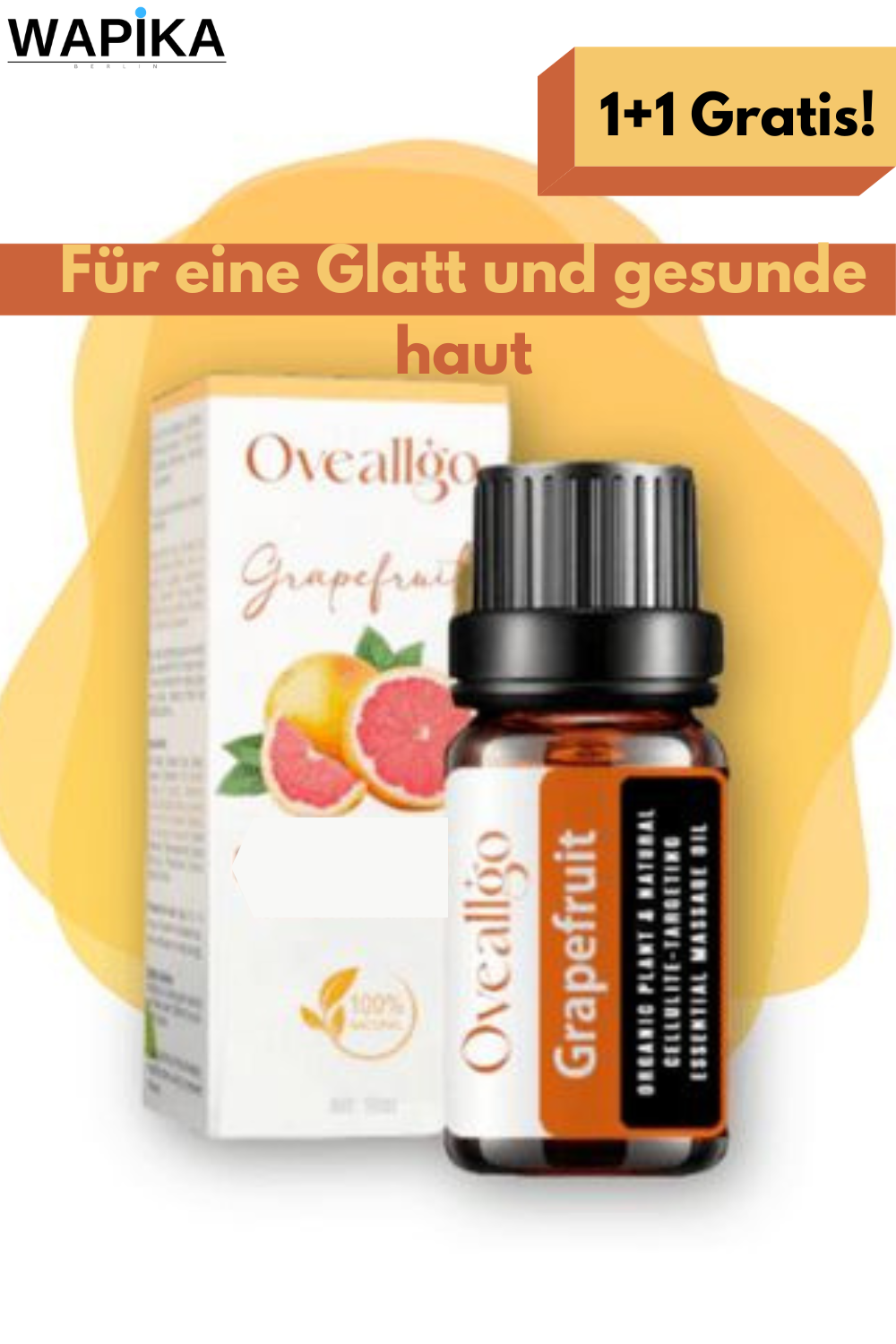 Django™ Grapefruit öl für Glatt und gesunde Haut (Kostenloser Versand im DACH Raum) 1+1 Gratis!