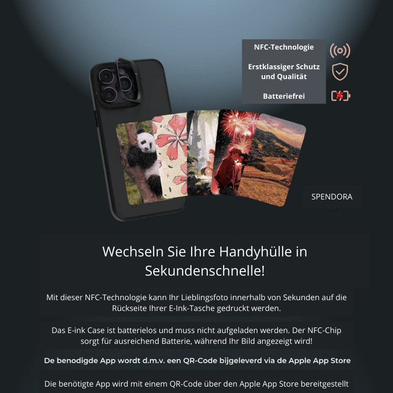 E-ink Case™ | Personalisierbare Handytasche iPhone