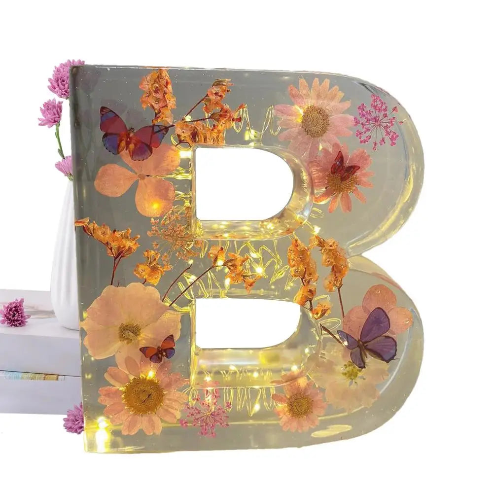 Lampe aus Harz mit Blumen™ Blume Brief Nachtlicht