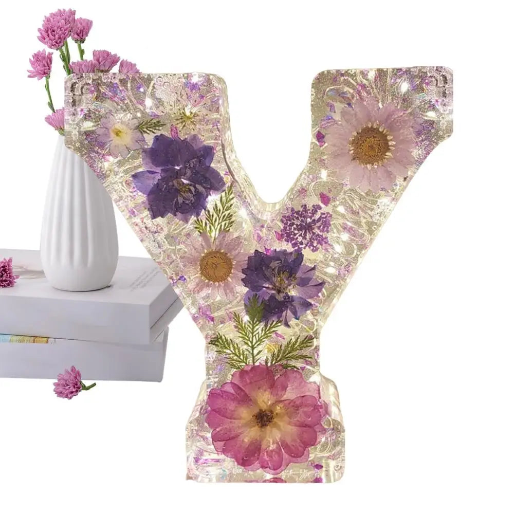 Lampe aus Harz mit Blumen™ Blume Brief Nachtlicht