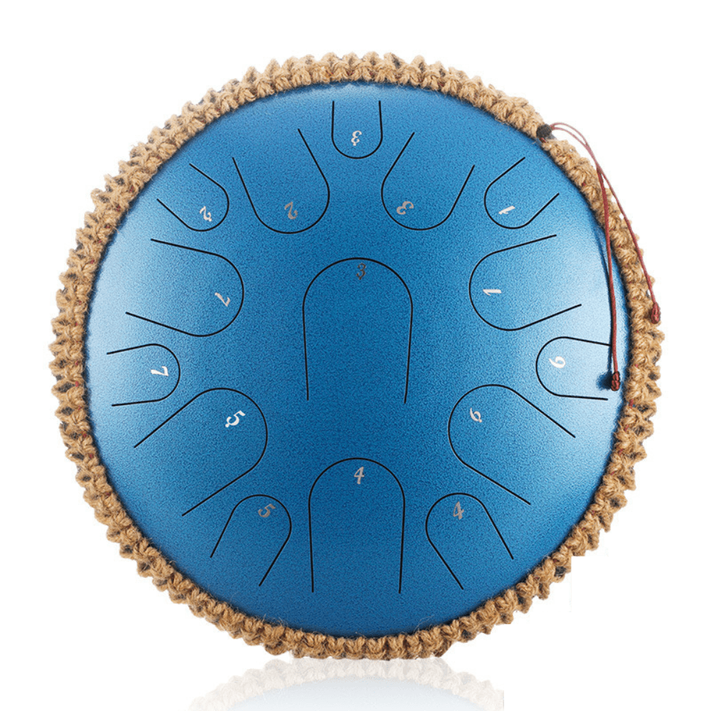 Hluru Steel Tongue Drum 14" 15-Note D Major