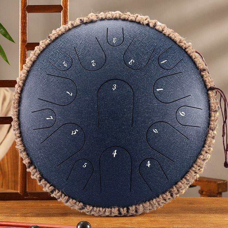 Hluru Steel Tongue Drum 14" 15-Note D Major