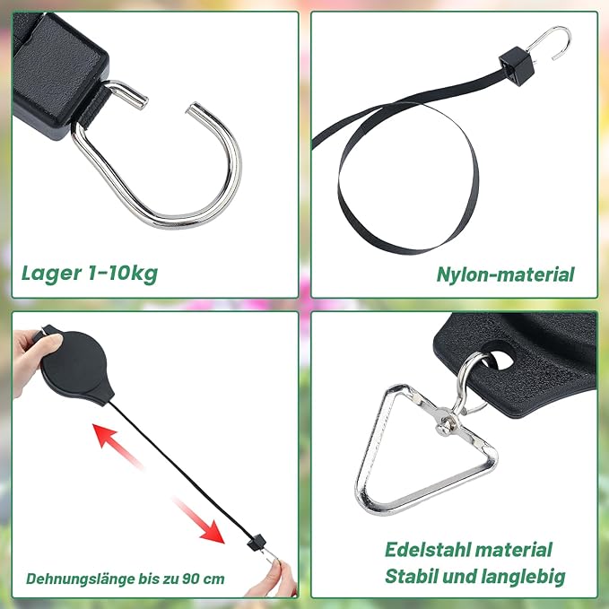 EasyHang™ Verstellbares Pflanzgefäß | Vorübergehend 1 + 2 Frei